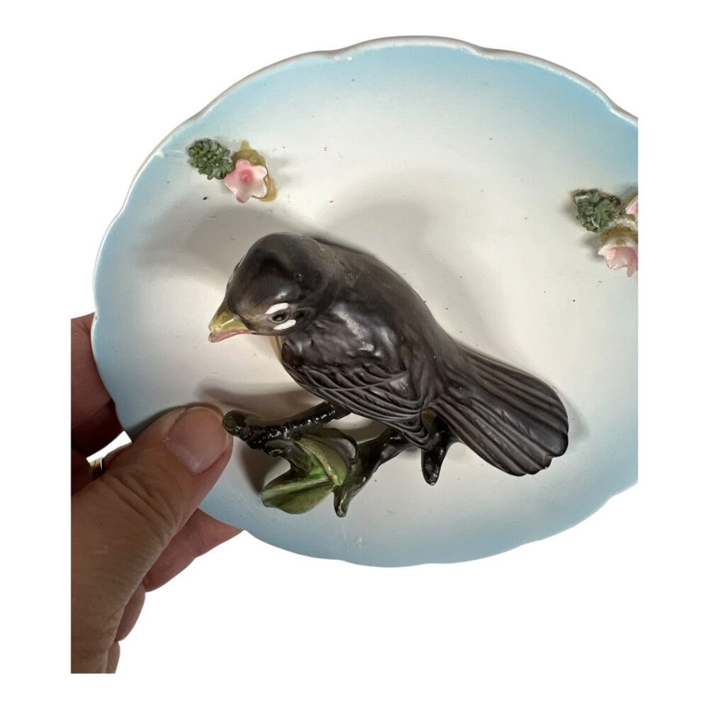 Lefton 3D Bird Plate - Picture 3 of 6